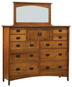 Arts and Crafts Wide Mountain Master Dresser