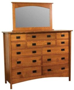 Arts and Crafts Style Large Dresser