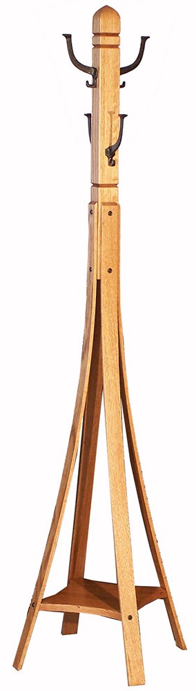 Custom Slatted Mission Hall Tree