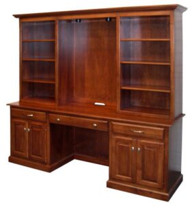 Naper Desk With Bookcase