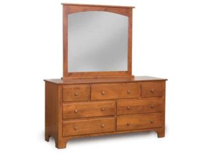 Ridgecrest Shaker Style Dresser with Mirror