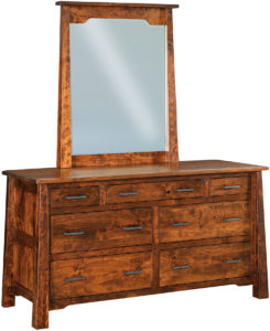 Cambridge Seven Drawer Dresser with Mirror