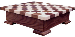 Walnut-Maple Checker Box