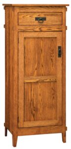 Deluxe Mission One Door-One Drawer Jelly Cupboard