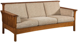 Highback Slat Hardwood Sofa
