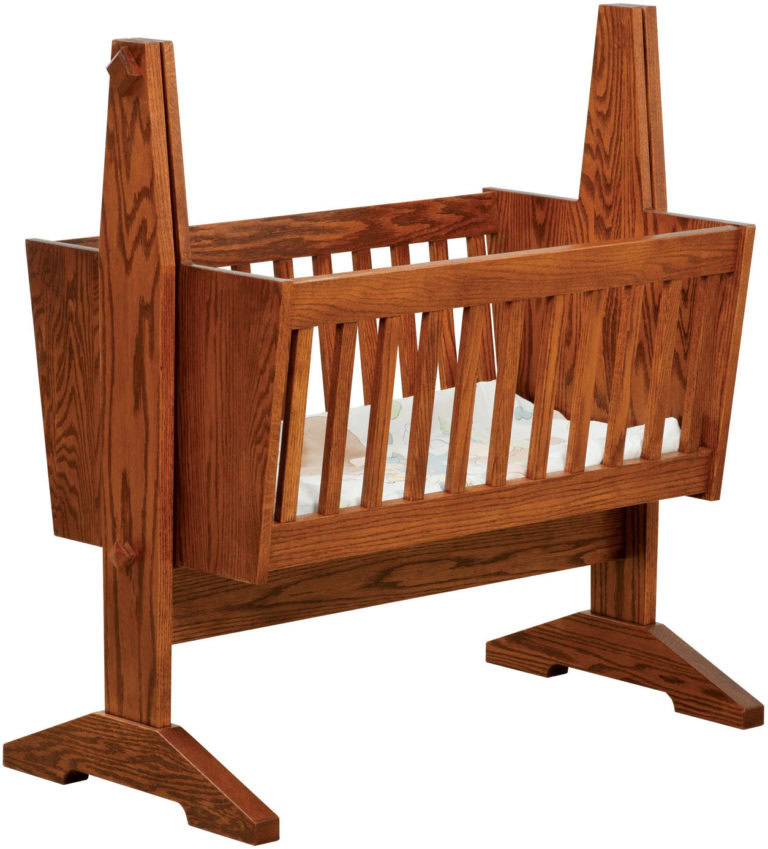 Custom Mission Baby Cradle