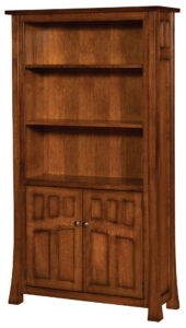 Bridgefort 40 Inch Bookcase with Cabinets