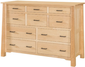 Cambridge Style Ten Drawer Mule Dresser