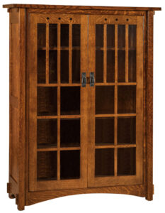 Dynasty Mission Two Door Bookcase