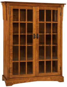 Walker Mission Large Two Door Bookcase