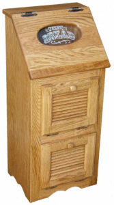 Large Veggie Bin with Louver Doors