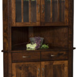 Acadia Hardwood Corner Hutch