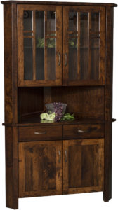 Acadia Hardwood Corner Hutch