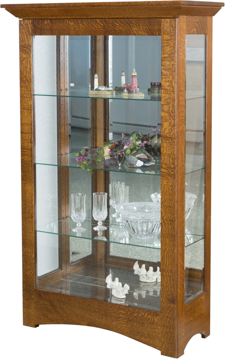 Amish Leda Curio Cabinet