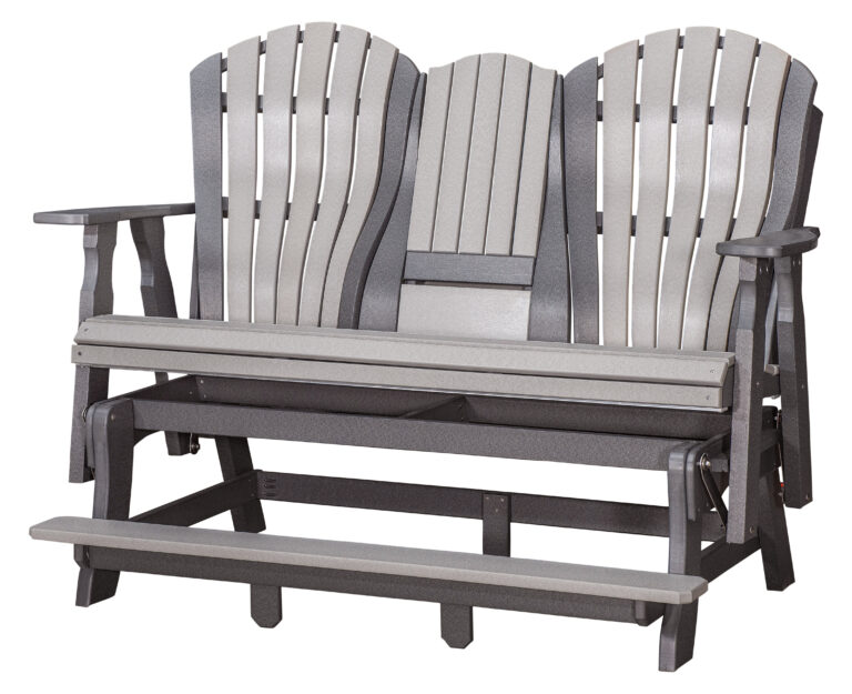 Custom 5' Bentback Counter Height Glider with Console Up