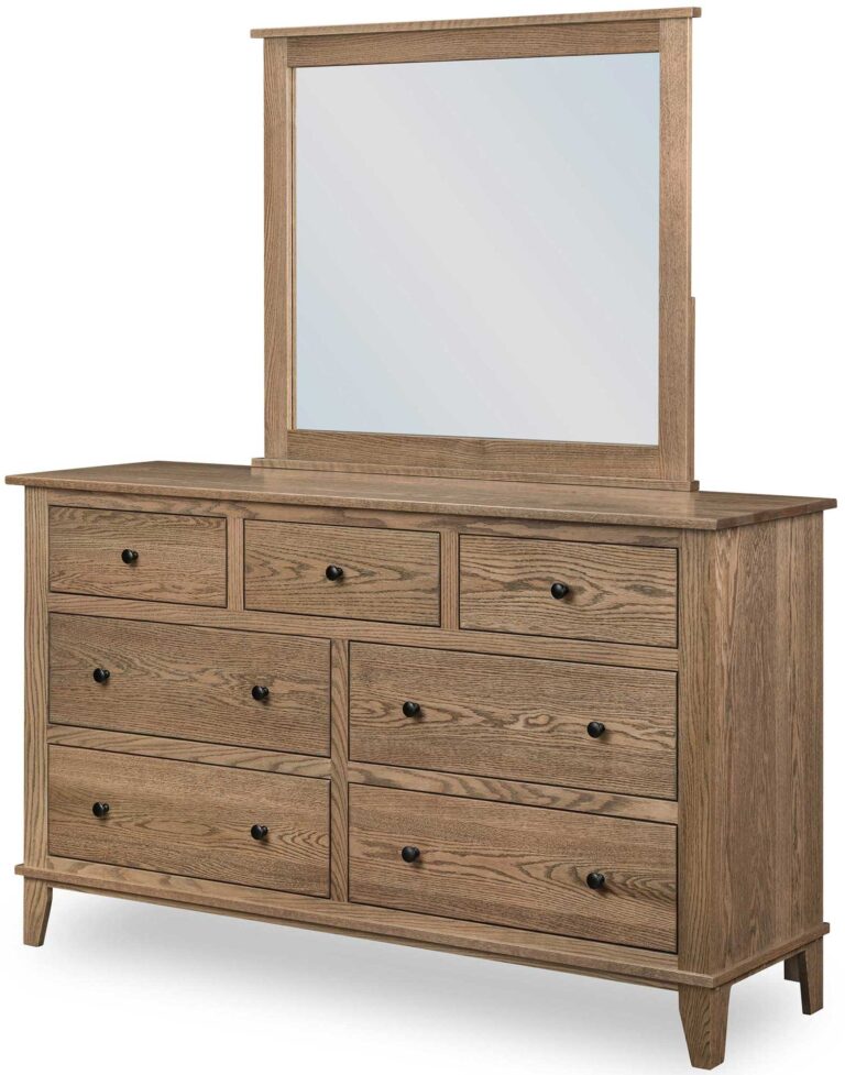 Amish Madison Dresser with Mirror