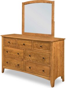 Carlston Seven Drawer Dresser with Mirror