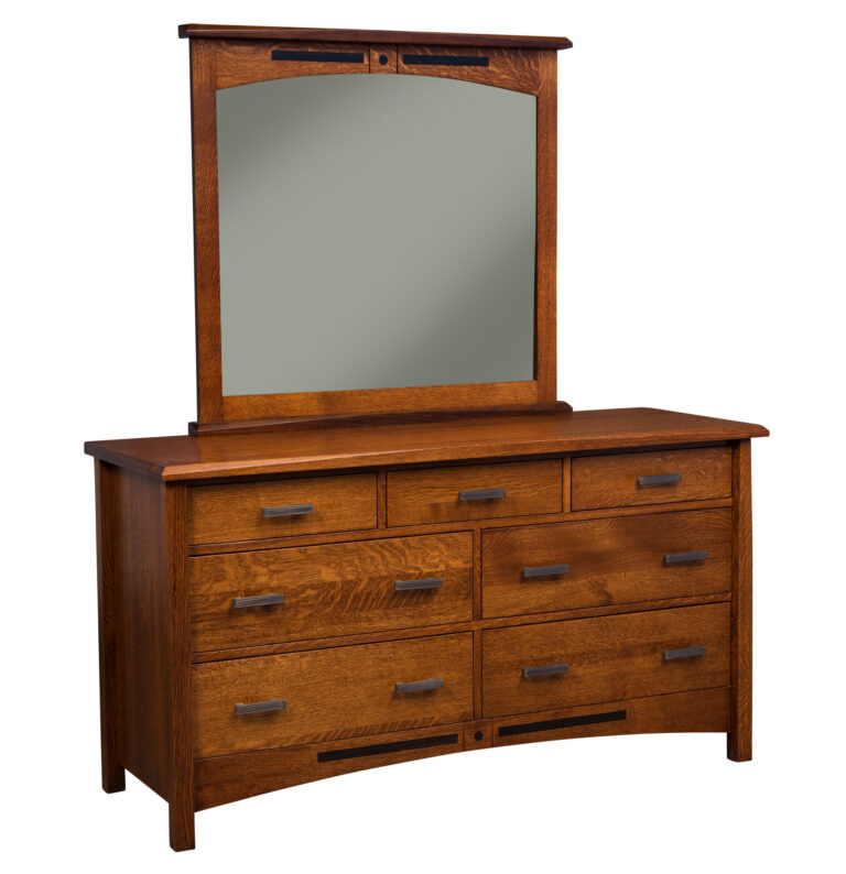 Custom Bel Aire 7 Drawer Dresser with Mirror