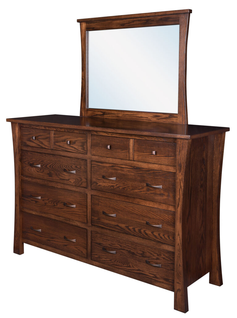 Custom Catalina 8 Drawer Dresser with Mirror