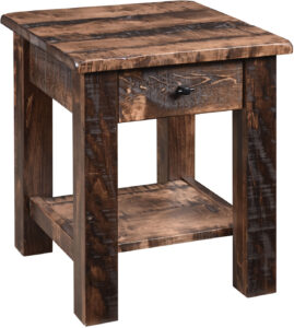 Barn Floor End Table