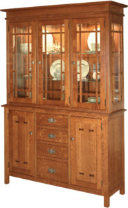 Gettysburg Three-Door Hutch