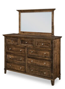 Arlington Nine Drawer Dresser with Mirror