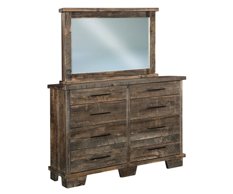 Custom Glendale 8 Drawer Dresser with Mirror
