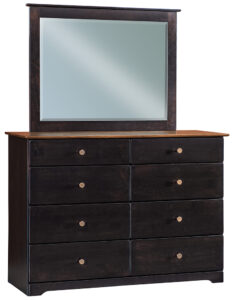 Harlow Eight Drawer Dresser with Mirror