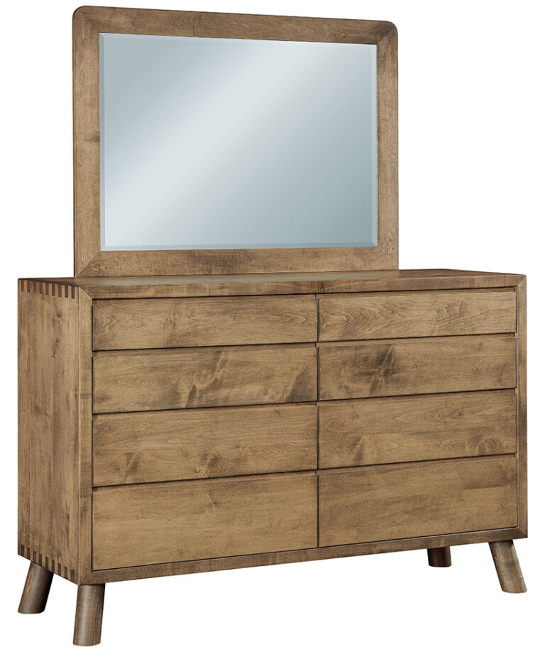 Custom Troy Collection Dresser with Mirror