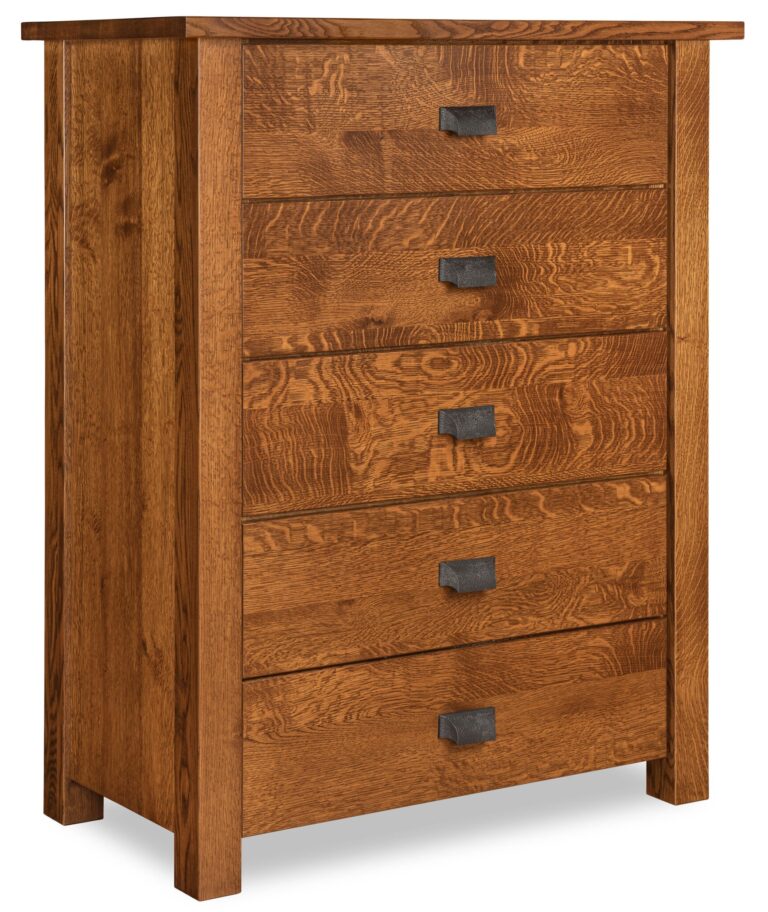 Custom Beaumont Five Drawer Chest