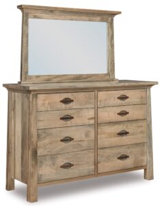 Edgewood Eight Drawer Dresser with Mirror