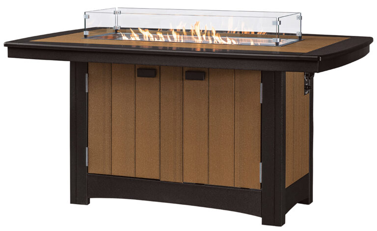 Custom Fire Table with 12x42 Fire-pit Insert