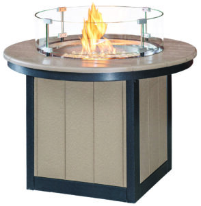 Round Conversation Firepit Table