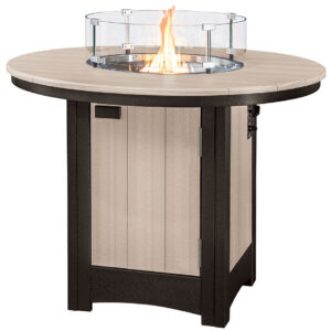 Fire Table with Round Fire Pit