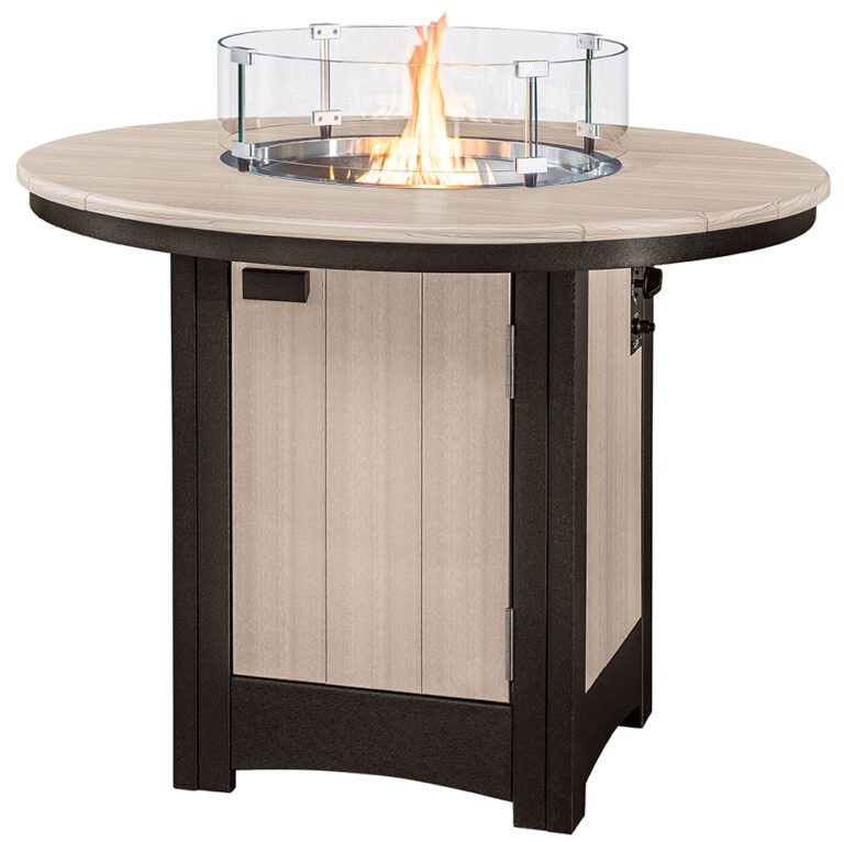 Custom Fire Table with Round Fire Pit