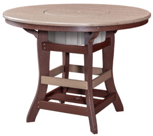 Round Counter Table with Ice Bowl