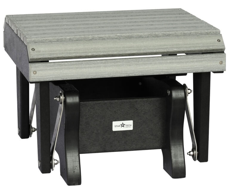 Custom Classic Gliding Ottoman