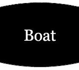 Laurie's Dining Table with Boat Shaped Table Top