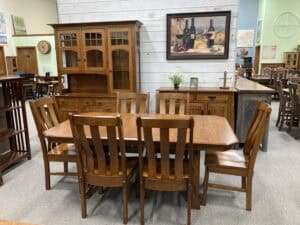 Custom Dining Table with Chairs